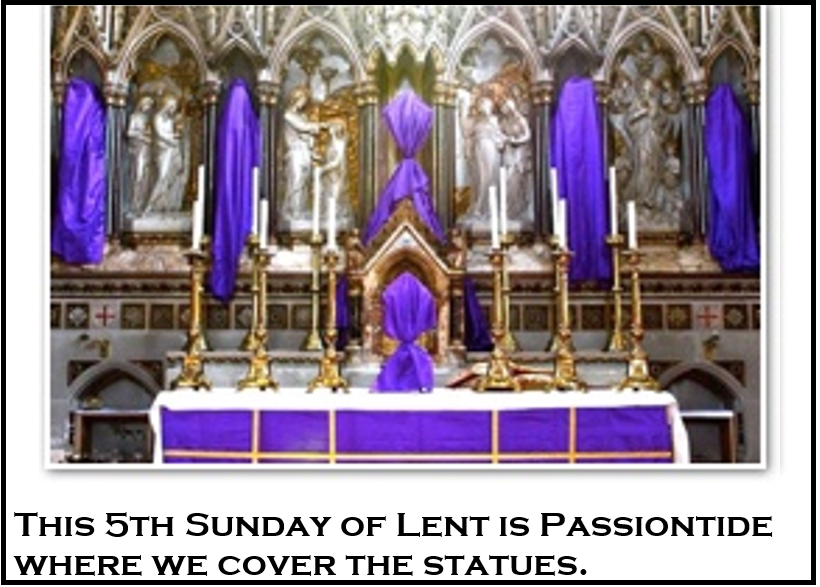 Why do we cover the statues?